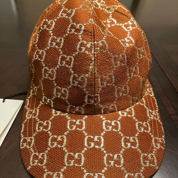 New Gucci GG Logo Monogram Baseball Hat - Picture 4 of 13